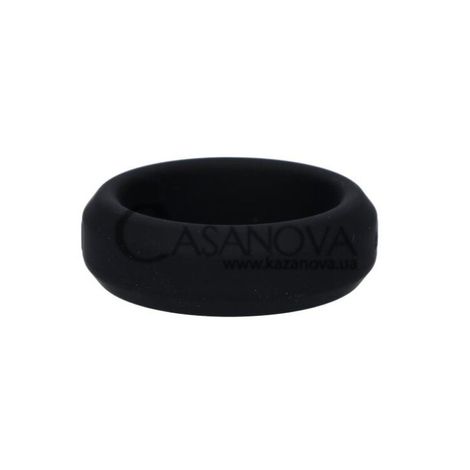 Основное фото Эрекционное кольцо Black Velvets Cock Ring чёрное 3,8 см
