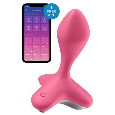 Основне фото Анальна пробка з вібрацією Satisfyer Game Changer рожева 12,5 см