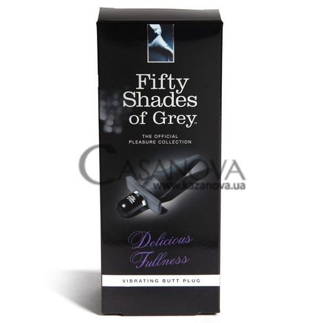 Основне фото Анальна вібропробка Fifty Shades of Grey Delicious Fullness чорна 14 см