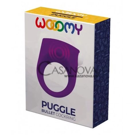 Основне фото Ерекційне кільце Wooomy Puggle фіолетове