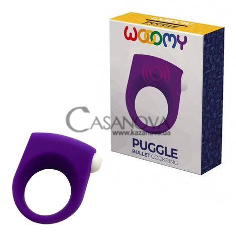 Основное фото Эрекционное кольцо Wooomy Puggle фиолетовое