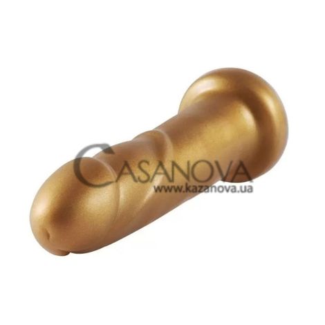 Основное фото Фаллоимитатор для секс-машин Hismith Golden Silicone Dildo золотистый 17,5 см