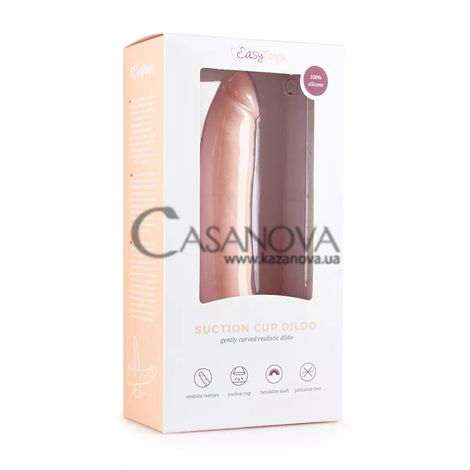 Основне фото Фалоімітатор реалістичний EasyToys Suction Cup Dildo тілесний 21 см