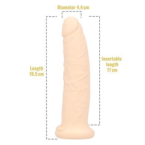 Основне фото Фалоімітатор з ароматом ванілі Toyz4lovers Delicious Dildo тілесний 19,5 см