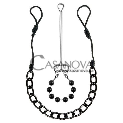 Основное фото Набор украшений Nipple & Clit Jewelry чёрный