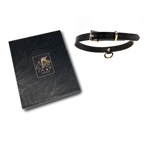 Основное фото Ошейник Upko Leather Thin Choker чёрный