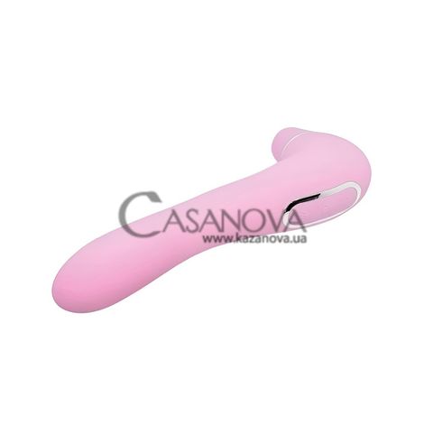 Основное фото Вакуумный стимулятор Smoooch Wooomy розовый 18,6 см