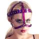 Дополнительное фото Упряжь на голову Bad Kitty Naughty Toys Harness фиолетовая