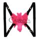 Дополнительное фото Клиторальная вибробабочка Ultra Passionate Harness BW-022045 розовая