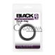 Додаткове фото Ерекційне кільце Black Velvets Cock Ring чорне 3,8 см