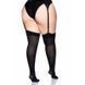 Дополнительное фото Чулки Leg Avenue Plus Luna Thigh High Stockings чёрные