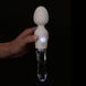 Дополнительное фото Двухсторонний вибромассажёр You2Toys Liaison Wand LED Vibrator белый 21,5 см