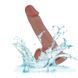 Дополнительное фото Реалистичный фаллоимитатор на присоске Erospace Natural Play Silicone Dildo D1 телесный 21 см