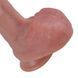 Дополнительное фото Реалистичный фаллоимитатор на присоске Erospace Natural Play Silicone Dildo D1 телесный 21 см