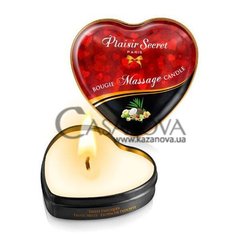 Основное фото Массажная свеча сердце Plaisirs Secrets Bougie Massage Candle экзотические фрукты 35 мл