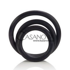 Основное фото Набор эрекционных колец Black Rubber Ring Set чёрный