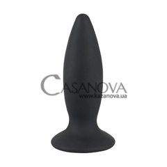 Основное фото Анальная вибропробка Black Velvets Rechargeable Plug Large чёрная 14,7 см
