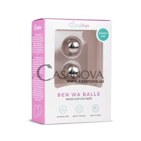 Основное фото Вагинальные шарики EasyToys Ben Wa Balls Metall Exercise Balls серебристые