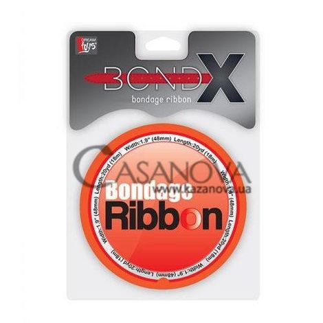 Основне фото Стрічка для бондажу BondX Bondage Ribbon червона 18 м
