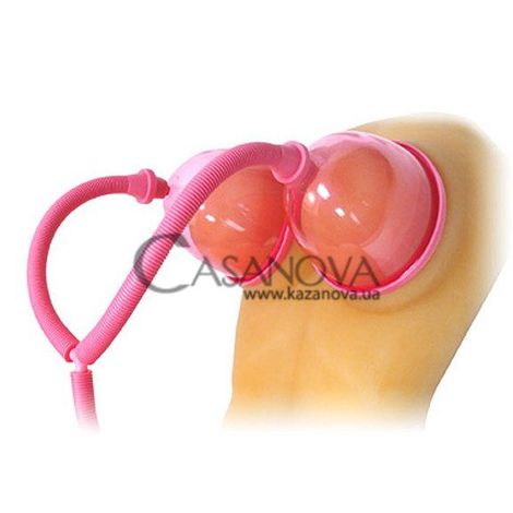 Основное фото Вакуумная помпа для груди Pink Breast Pumps розовая