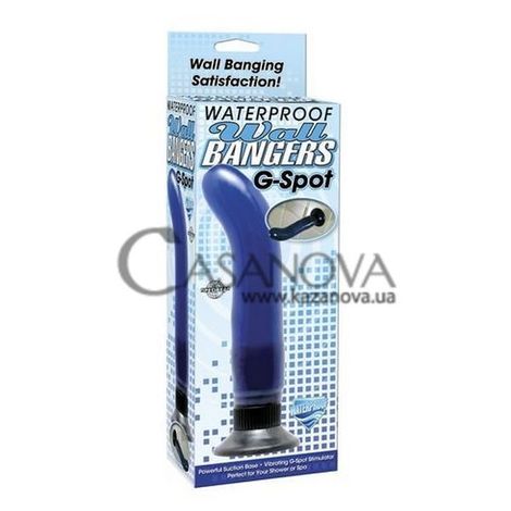 Основне фото Вібратор для точки G Waterproof G-Spot Wallbanger синій 24,1 см