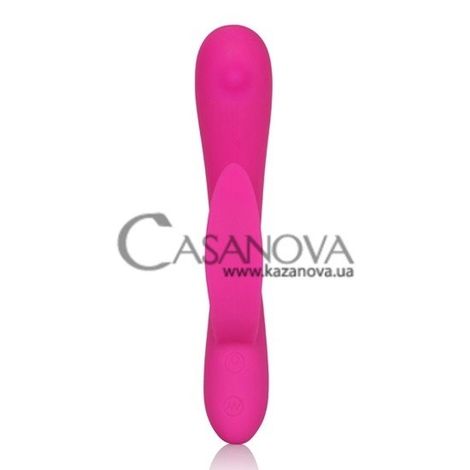 Основное фото Rabbit-вибратор Embrace Massaging Tickler розовый 19 см