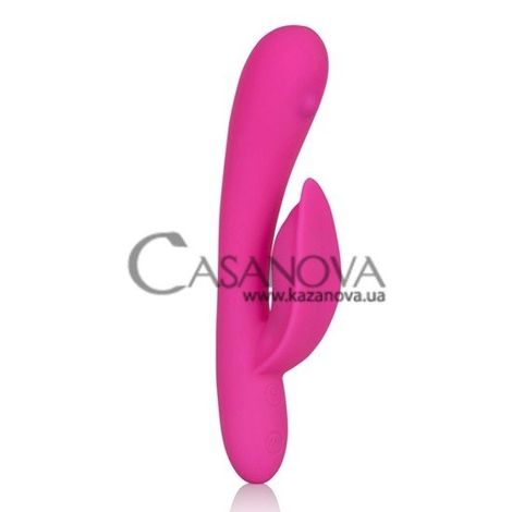 Основное фото Rabbit-вибратор Embrace Massaging Tickler розовый 19 см