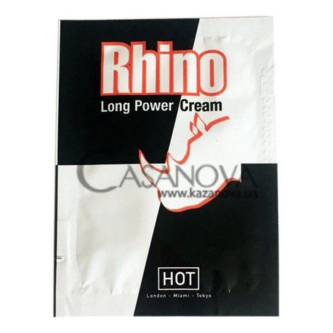 Основне фото Пробник крему-пролонгатора Rhino Long Power Cream для чоловіків 3 мл