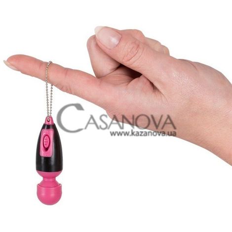 Основное фото Клиторный стимулятор Key Ring Vibe чёрно-розовый
