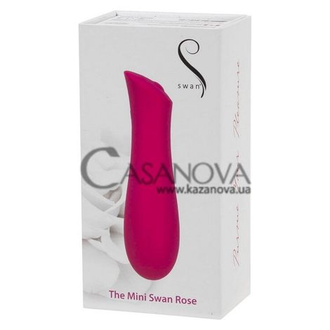 Основне фото Кліторальний вібратор The Mini Swan Rose рожевий 10 см