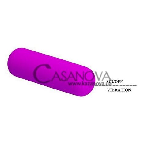 Основное фото Анальная цепочка с вибрацией Pretty Love Hermosa Anal Beads фиолетовый 13,7 см
