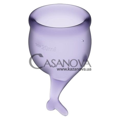 Основное фото Набор из 2 менструальных чаш Satisfyer Feel Secure фиолетовый