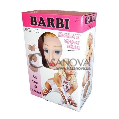 Основне фото Секс-лялька з вібрацією Barbi 3D Face & Breast блондинка