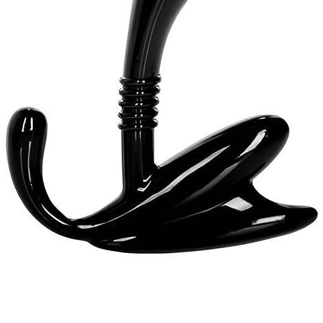Основное фото Массажёр простаты Apollo Curved Prostate Probe чёрный