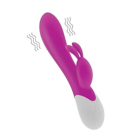 Основное фото Rabbit-вибратор с нагревом S Pleasures Premium Corabi Rabbit розовый 20,9 см