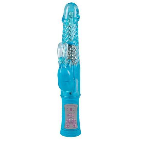 Основне фото Rabbit-вібратор з ротацією You2Toys Sugar Babe блакитний 22 см
