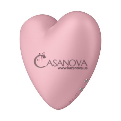 Основне фото Вакуумно-хвильовий стимулятор Satisfyer Cutie Heart рожевий 7 см