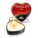 Додаткове фото Масажна свічка серце Plaisirs Secrets Bougie Massage Candle екзотичні фрукти 35 мл