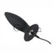 Дополнительное фото Анальная вибропробка Black Velvets Rechargeable Plug Large чёрная 14,7 см