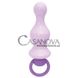 Дополнительное фото Анальная вибропробка Tiny Passion Twisters фиолетовая 8,9 см