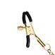 Додаткове фото Затискачі для сосків з підвісками Liebe Seele Gold Nipple Clamps Heart Shaped золотисті
