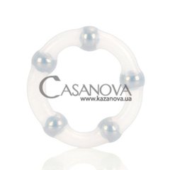 Основне фото Ерекційне кільце Metallic Bead Ring прозоре