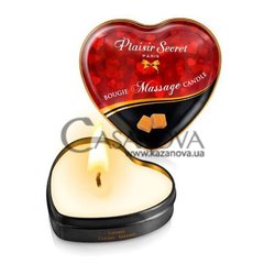 Основное фото Массажная свеча сердце Plaisirs Secrets Bougie Massage Candle карамель 35 мл