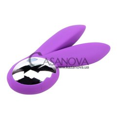 Основное фото Клиторальный стимулятор Chisa Melody Woo Gemini Lapin Ears фиолетовый 14,5 см