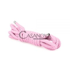 Основное фото Верёвка для бондажа Bondage Rope розовая 3 м