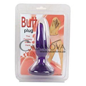 Основне фото Анальна пробка Butt Plug фіолетова 15 см