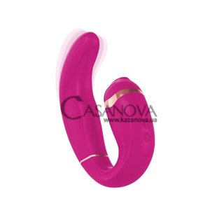 Основное фото Пульсатор для точки G с вакуумной стимуляцией клитора Adrien Lastic Suction Climax Deep Patting розовый 17,4 см