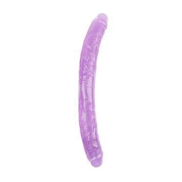 Основне фото Двосторонній фалоімітатор Chisa Novelties Hi-Rubber 18 Inch Dildo фіолетовий 46 см