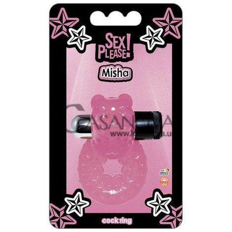 Основное фото Виброкольцо-стимулятор Sex Please! Misha розовое