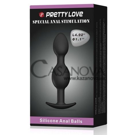 Основное фото Анальная пробка Pretty Love Special Anal Stimulation BI-0396 чёрная 12,5 см